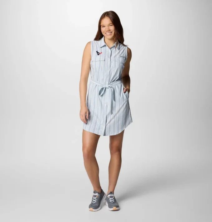 Abito da donna PFG Sun Drifter™ Woven Dress II – Houston Texans Abito da donna PFG Sun Drifter™ Woven Dress II – Houston Texans