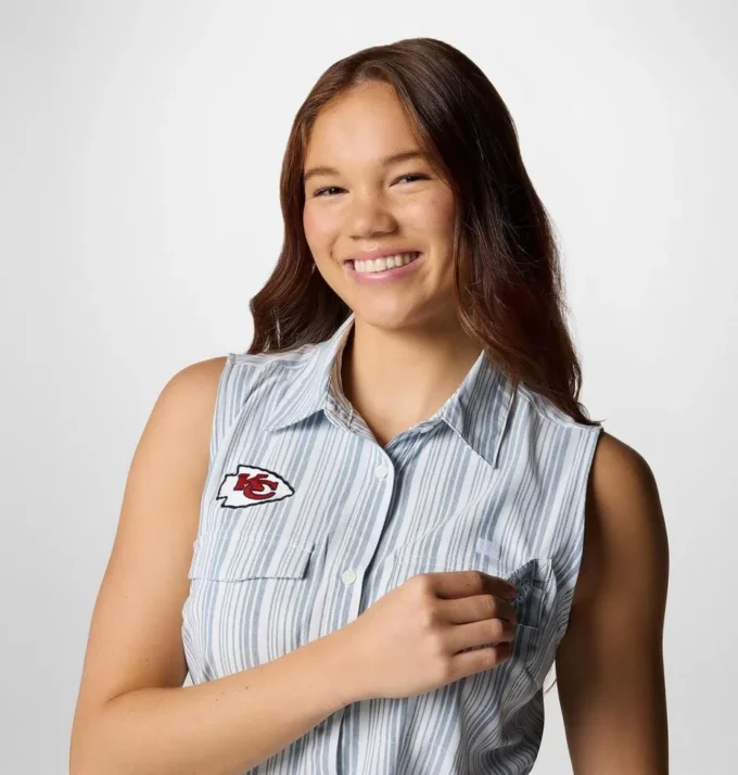 Abito da donna PFG Sun Drifter™ Woven Dress II – Kansas City Chiefs Abito da donna PFG Sun Drifter™ Woven Dress II – Kansas City Chiefs