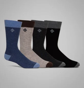 Calzini corti da uomo Basic testurizzati – Confezione da 4
