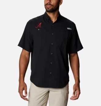 Camicia a maniche corte da uomo Collegiate PFG Tamiami™ – Alabama