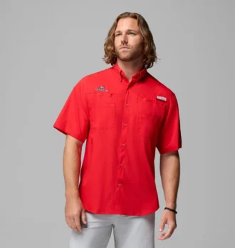 Camicia a maniche corte da uomo Collegiate PFG Tamiami™ – Georgia