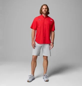 Camicia a maniche corte da uomo Collegiate PFG Tamiami™ – Georgia
