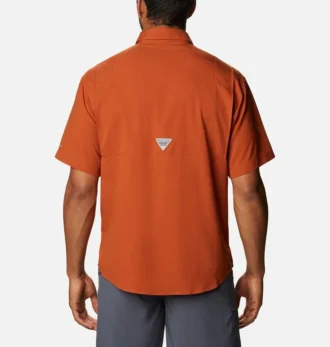 Camicia a maniche corte da uomo Collegiate PFG Tamiami™ – Taglia alta – Texas