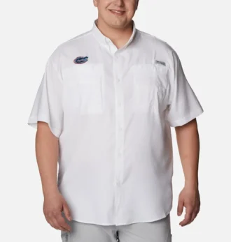 Camicia a maniche corte da uomo Collegiate PFG Tamiami™ – Taglia grande – Florida