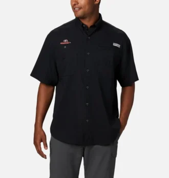 Camicia a maniche corte da uomo Collegiate PFG Tamiami™ – Taglia grande – Georgia
