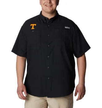 Camicia a maniche corte da uomo Collegiate PFG Tamiami™ – Taglia grande – Tennessee
