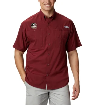 Camicia a maniche corte da uomo PFG Tamiami™ – Florida State