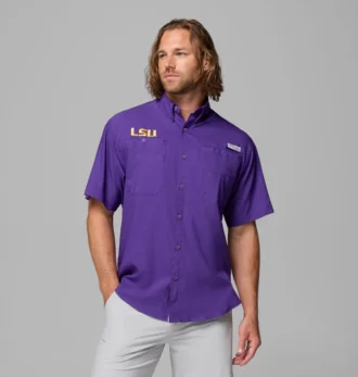 Camicia a maniche corte da uomo PFG Tamiami™ – LSU