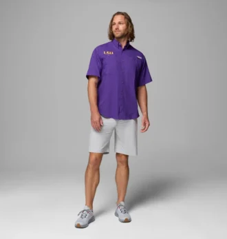 Camicia a maniche corte da uomo PFG Tamiami™ – LSU