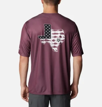 Camicia a maniche corte da uomo PFG Terminal Tackle™ – Texas A&M