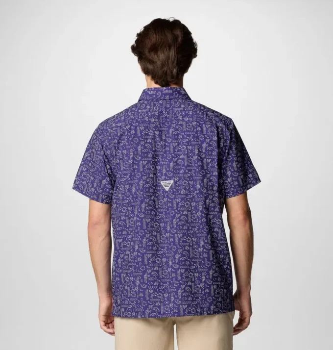 Camicia a maniche corte PFG Super Slack Tide™ da uomo – Baltimore Ravens Camicia a maniche corte PFG Super Slack Tide™ da uomo – Baltimore Ravens