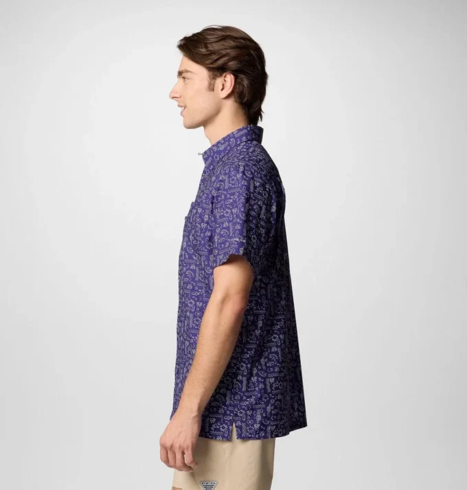 Camicia a maniche corte PFG Super Slack Tide™ da uomo – Baltimore Ravens Camicia a maniche corte PFG Super Slack Tide™ da uomo – Baltimore Ravens