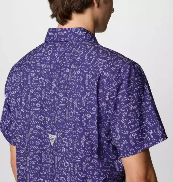Camicia a maniche corte PFG Super Slack Tide™ da uomo – Baltimore Ravens Camicia a maniche corte PFG Super Slack Tide™ da uomo – Baltimore Ravens