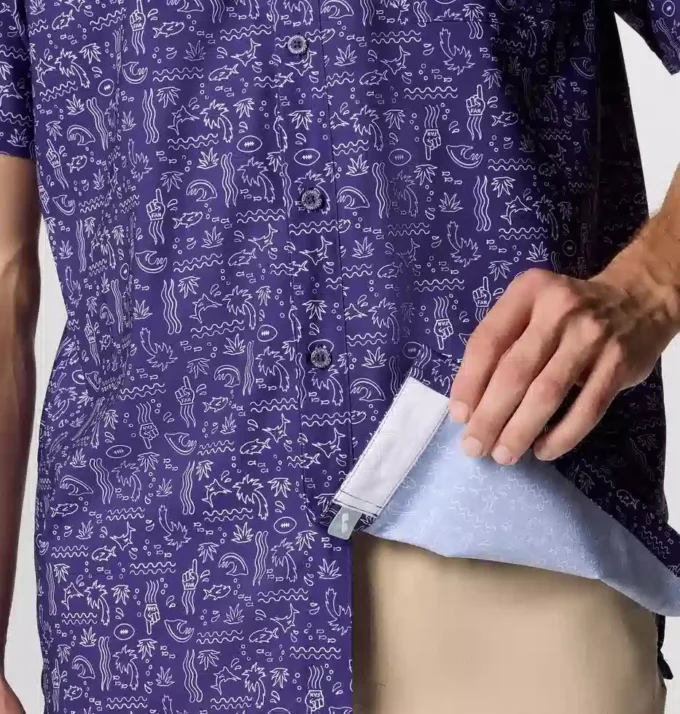 Camicia a maniche corte PFG Super Slack Tide™ da uomo – Baltimore Ravens Camicia a maniche corte PFG Super Slack Tide™ da uomo – Baltimore Ravens