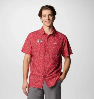 Camicia a maniche corte PFG Super Slack Tide™ da uomo – Kansas City Chiefs Camicia a maniche corte PFG Super Slack Tide™ da uomo – Kansas City Chiefs
