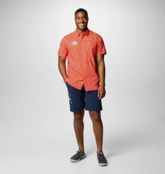 Camicia a maniche corte PFG Super Slack Tide™ da uomo – Miami Dolphins Camicia a maniche corte PFG Super Slack Tide™ da uomo – Miami Dolphins