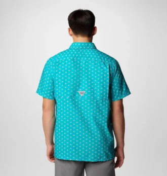 Camicia a maniche corte PFG Super Slack Tide™ da uomo – Miami Dolphins