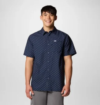 Camicia a maniche corte PFG Super Slack Tide™ da uomo – New England Patriots Camicia a maniche corte PFG Super Slack Tide™ da uomo – New England Patriots