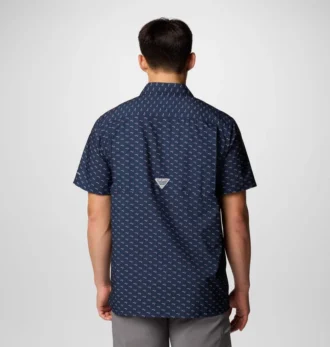 Camicia a maniche corte PFG Super Slack Tide™ da uomo – New England Patriots Camicia a maniche corte PFG Super Slack Tide™ da uomo – New England Patriots