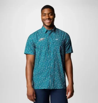 Camicia a maniche corte PFG Super Slack Tide™ da uomo – Philadelphia Eagles Camicia a maniche corte PFG Super Slack Tide™ da uomo – Philadelphia Eagles