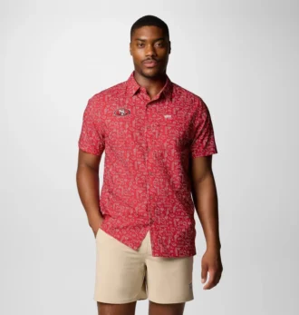Camicia a maniche corte PFG Super Slack Tide™ da uomo – San Francisco 49ers Camicia a maniche corte PFG Super Slack Tide™ da uomo – San Francisco 49ers
