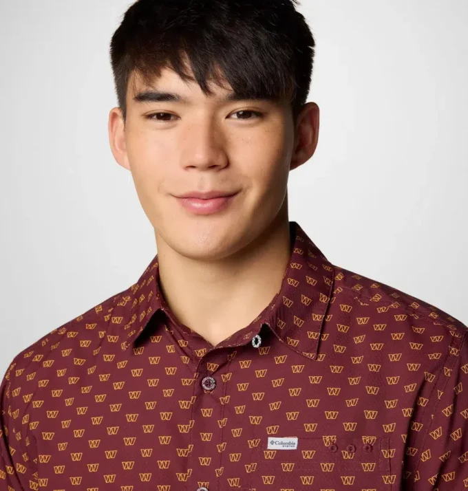 Camicia a maniche corte PFG Super Slack Tide™ da uomo – Washington Commanders Camicia a maniche corte PFG Super Slack Tide™ da uomo – Washington Commanders