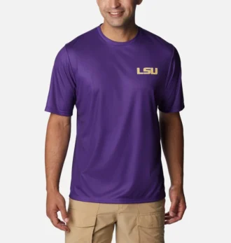 Camicia a maniche corte PFG Terminal Tackle™ da uomo – LSU