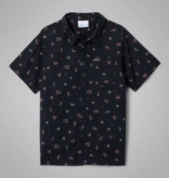 Camicia a maniche corte stampata Rapid Rivers™ per ragazzi