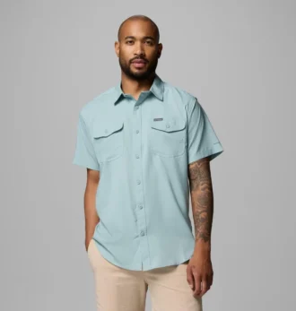 Camicia a maniche corte Utilizer™ II Solid da uomo – Taglia alta