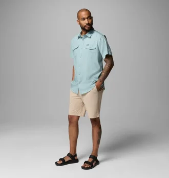 Camicia a maniche corte Utilizer™ II Solid da uomo – Taglia alta