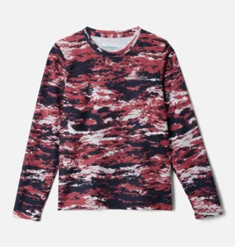 Camicia a maniche lunghe con stampa PFG Solar Stream™ per ragazzi