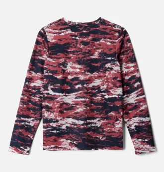 Camicia a maniche lunghe con stampa PFG Solar Stream™ per ragazzi