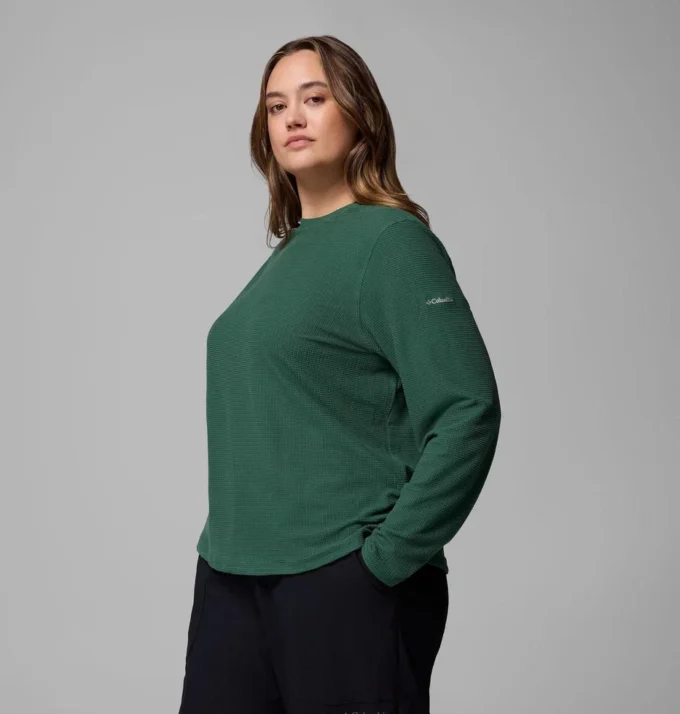 Camicia a maniche lunghe da donna Brea Falls™ Grid Crew – Taglie forti Camicia a maniche lunghe da donna Brea Falls™ Grid Crew – Taglie forti