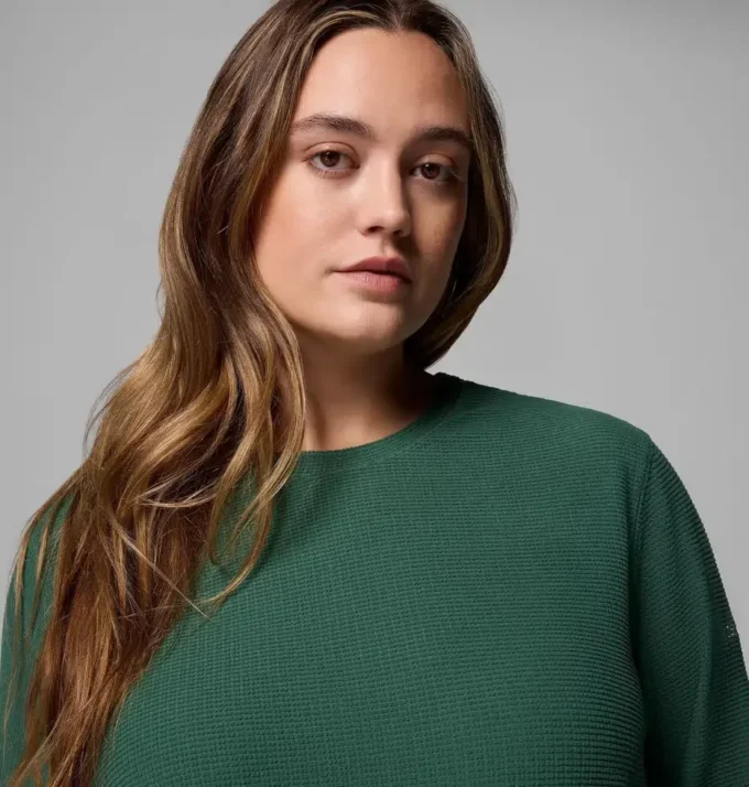 Camicia a maniche lunghe da donna Brea Falls™ Grid Crew – Taglie forti Camicia a maniche lunghe da donna Brea Falls™ Grid Crew – Taglie forti