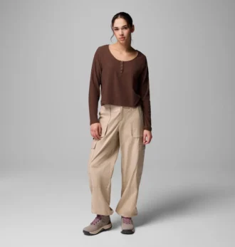 Camicia a maniche lunghe da donna Brea Falls™ Grid Henley