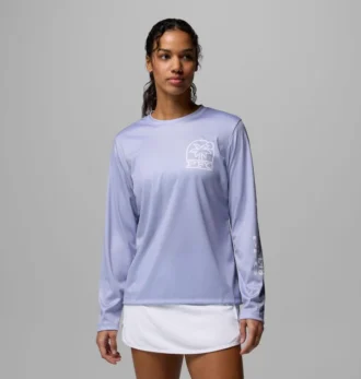 Camicia a maniche lunghe da donna PFG Tidal Tee™ Palm Waves