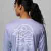 Camicia a maniche lunghe da donna PFG Tidal Tee™ Palm Waves Camicia a maniche lunghe da donna PFG Tidal Tee™ Palm Waves