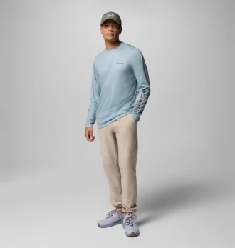 Camicia a maniche lunghe da uomo Terminal Tackle PFG™ Border Hex Camicia a maniche lunghe da uomo Terminal Tackle PFG™ Border Hex
