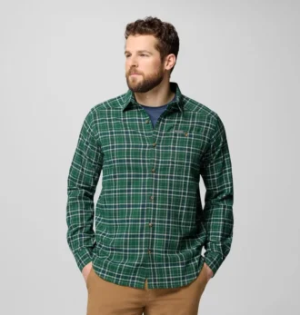 Camicia a maniche lunghe in flanella Cornell Woods™ da uomo