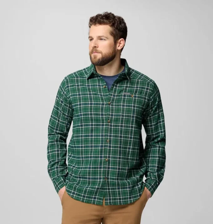 Camicia a maniche lunghe in flanella Cornell Woods™ da uomo