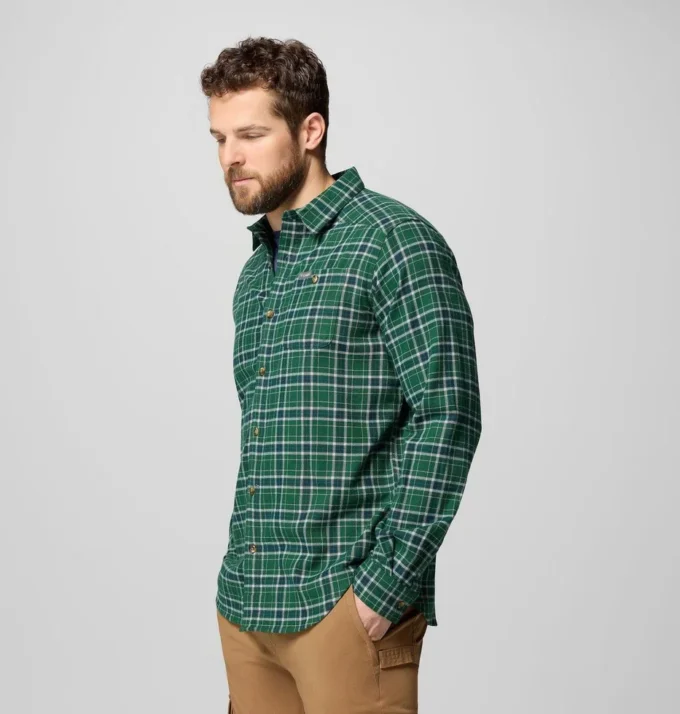 Camicia a maniche lunghe in flanella Cornell Woods™ da uomo