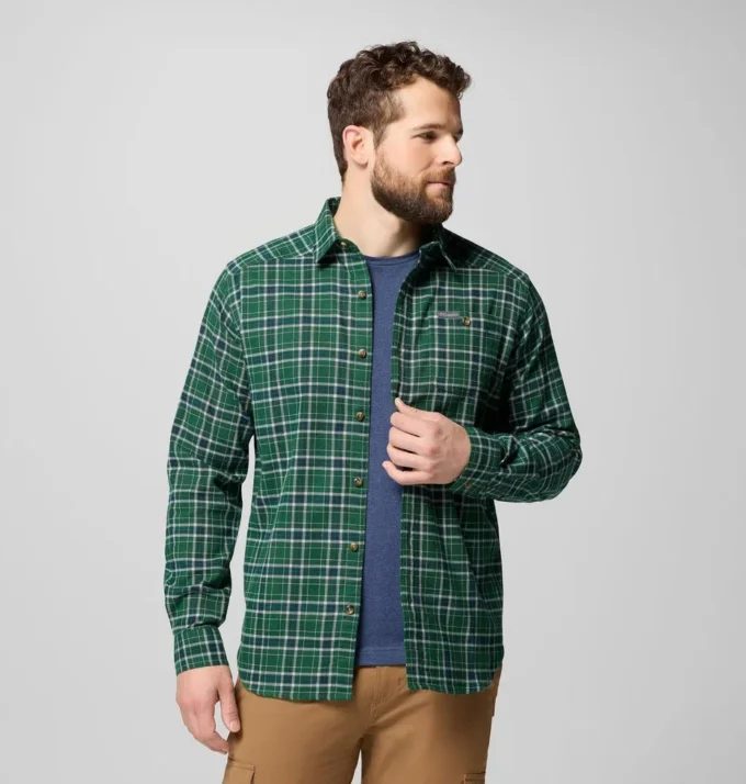 Camicia a maniche lunghe in flanella Cornell Woods™ da uomo