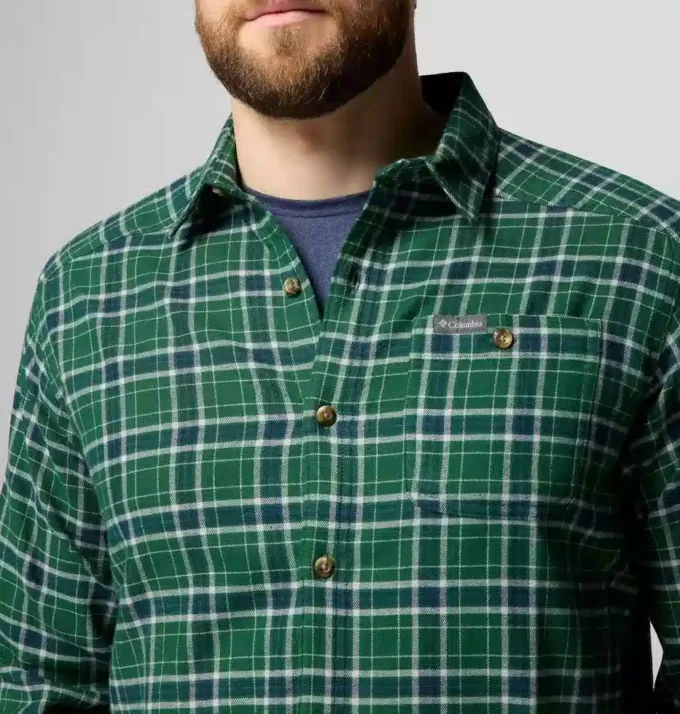 Camicia a maniche lunghe in flanella Cornell Woods™ da uomo