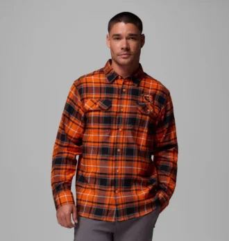 Camicia a maniche lunghe in flanella da uomo Collegiate Flare Gun™ – Oregon State