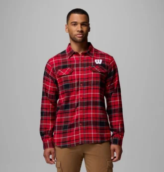 Camicia a maniche lunghe in flanella Flare Gun™ da uomo – Wisconsin