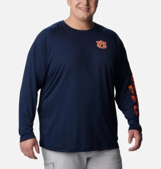 Camicia a maniche lunghe PFG Terminal Tackle™ da uomo – Taglia grande – Auburn
