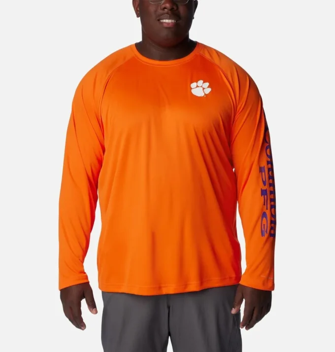 Camicia a maniche lunghe PFG Terminal Tackle™ da uomo – Taglia grande – Clemson Camicia a maniche lunghe PFG Terminal Tackle™ da uomo – Taglia grande – Clemson
