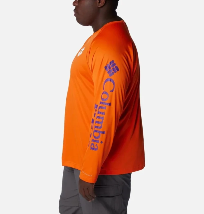 Camicia a maniche lunghe PFG Terminal Tackle™ da uomo – Taglia grande – Clemson Camicia a maniche lunghe PFG Terminal Tackle™ da uomo – Taglia grande – Clemson
