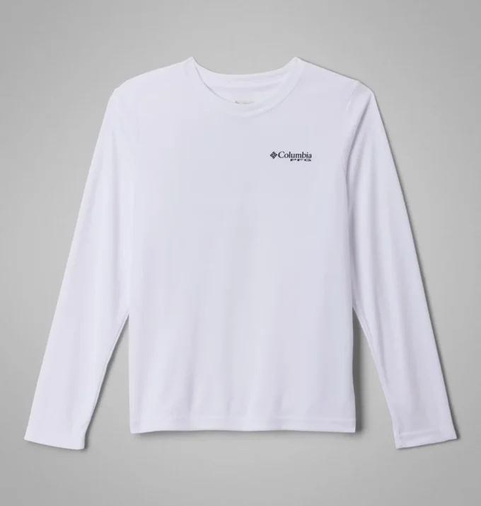 Camicia a maniche lunghe PFG Terminal Tackle™ Fins and Stripes da ragazzo Camicia a maniche lunghe PFG Terminal Tackle™ Fins and Stripes da ragazzo