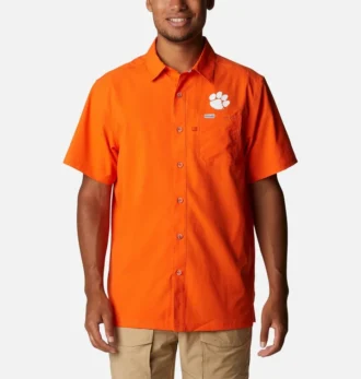 Camicia da campo PFG Slack Tide™ da uomo – Clemson